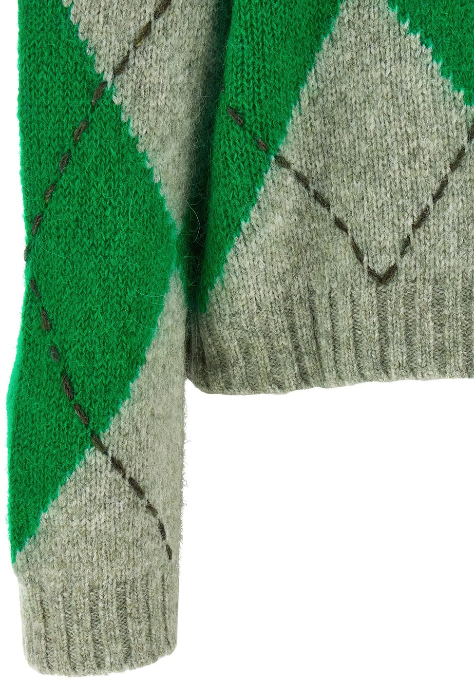 Ballantyne Bicolor Wool Cardigan