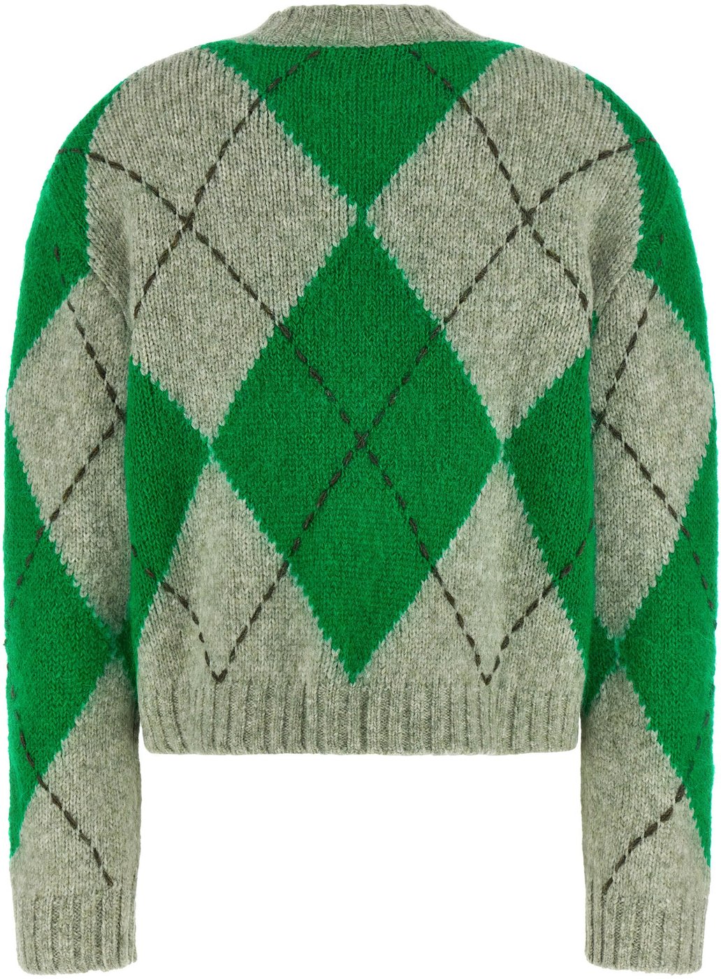 Ballantyne Bicolor Wool Cardigan