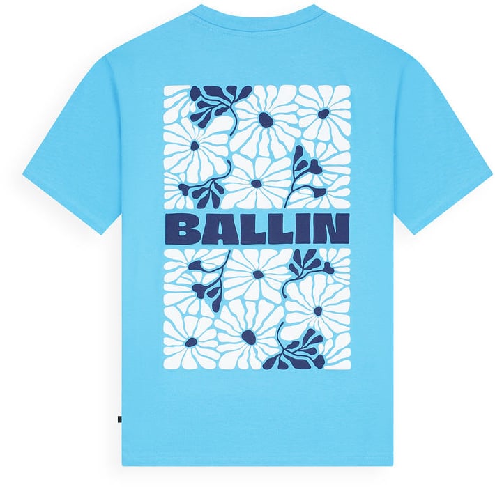 Ballin Kids Floral Bouquet T-shirt 26017101 Mid blue 36