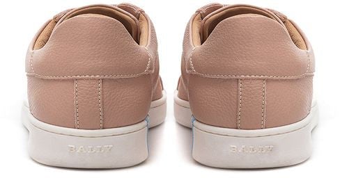 Bally Pink Leather Low Top Sneakers