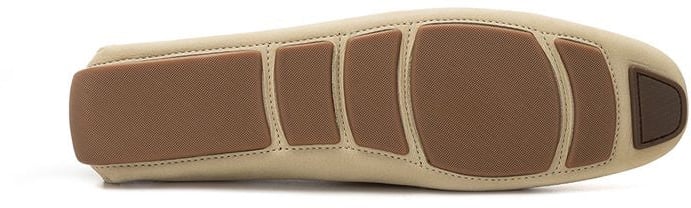 Bally Beige Leather Moccassin