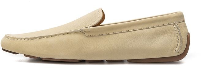 Bally Beige Leather Moccassin