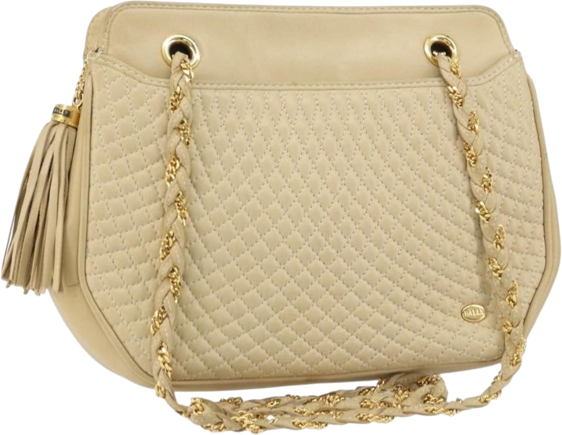 Bally Vintage Chain Quilted Leather