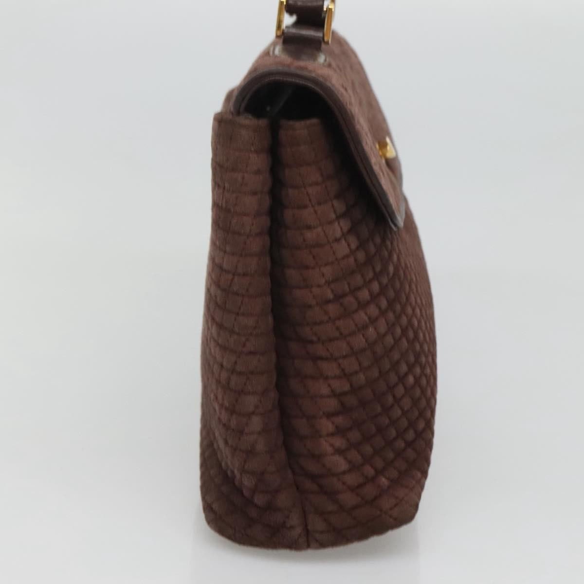 Bally Handbag Quilted Suede