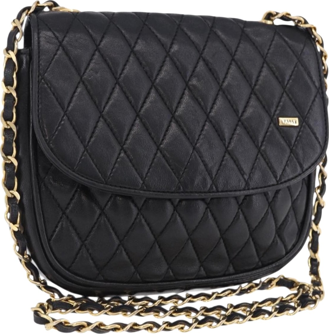 Bally Vintage Chain Quilted Leather