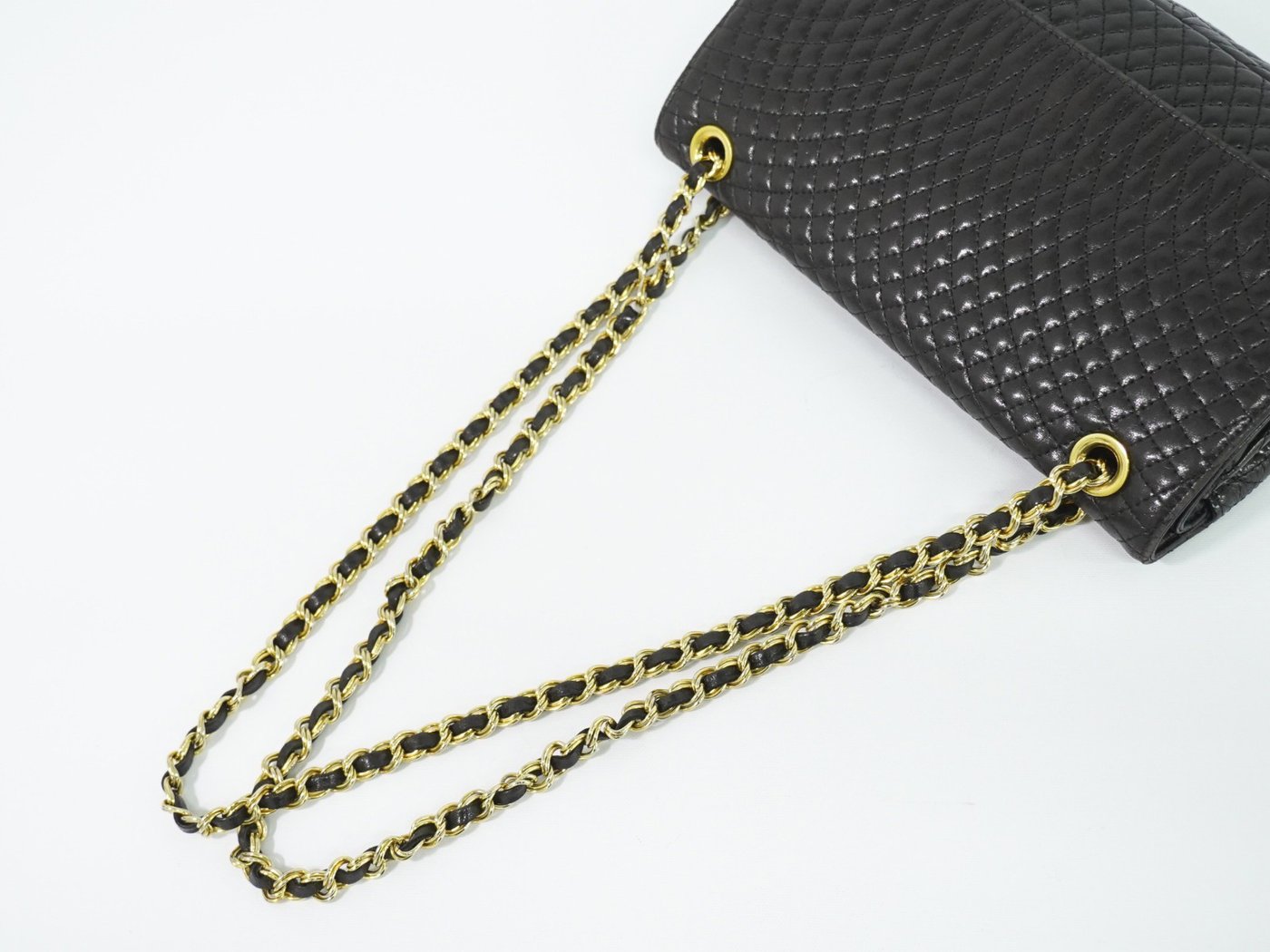 Bally Vintage Chain Quilted Leather