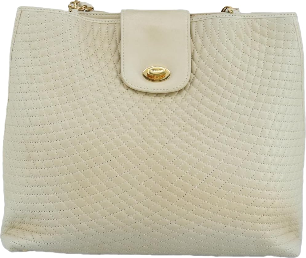 Bally Vintage Quilted Leather
