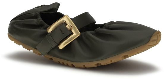 Balmain Bicolor Lamb Ovis Aries Ballet Flats