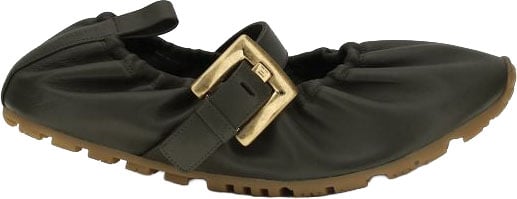 Balmain Bicolor Lamb Ovis Aries Ballet Flats