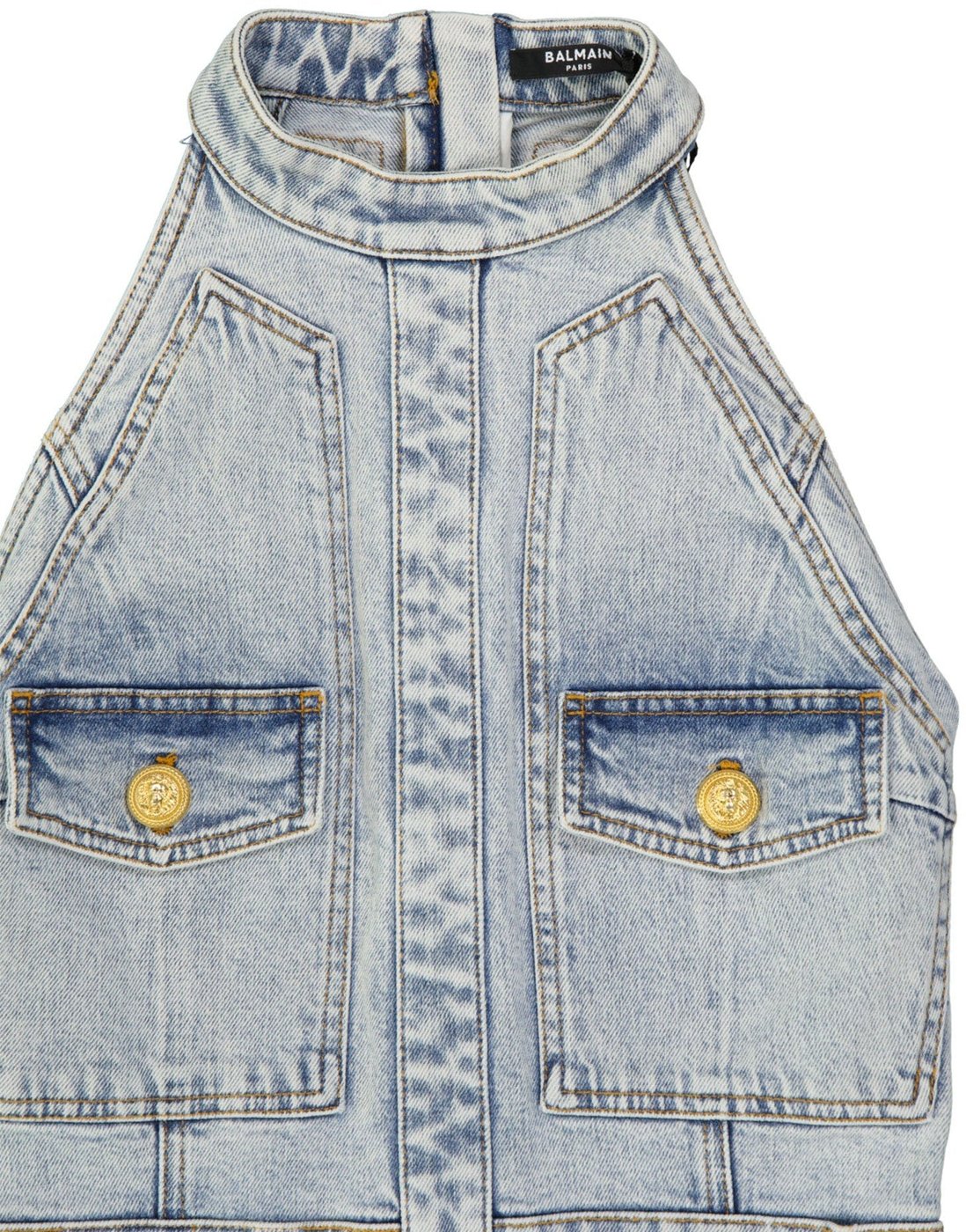 Balmain Denim Mini Dress
