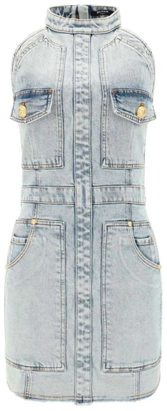 Balmain Denim Mini Dress