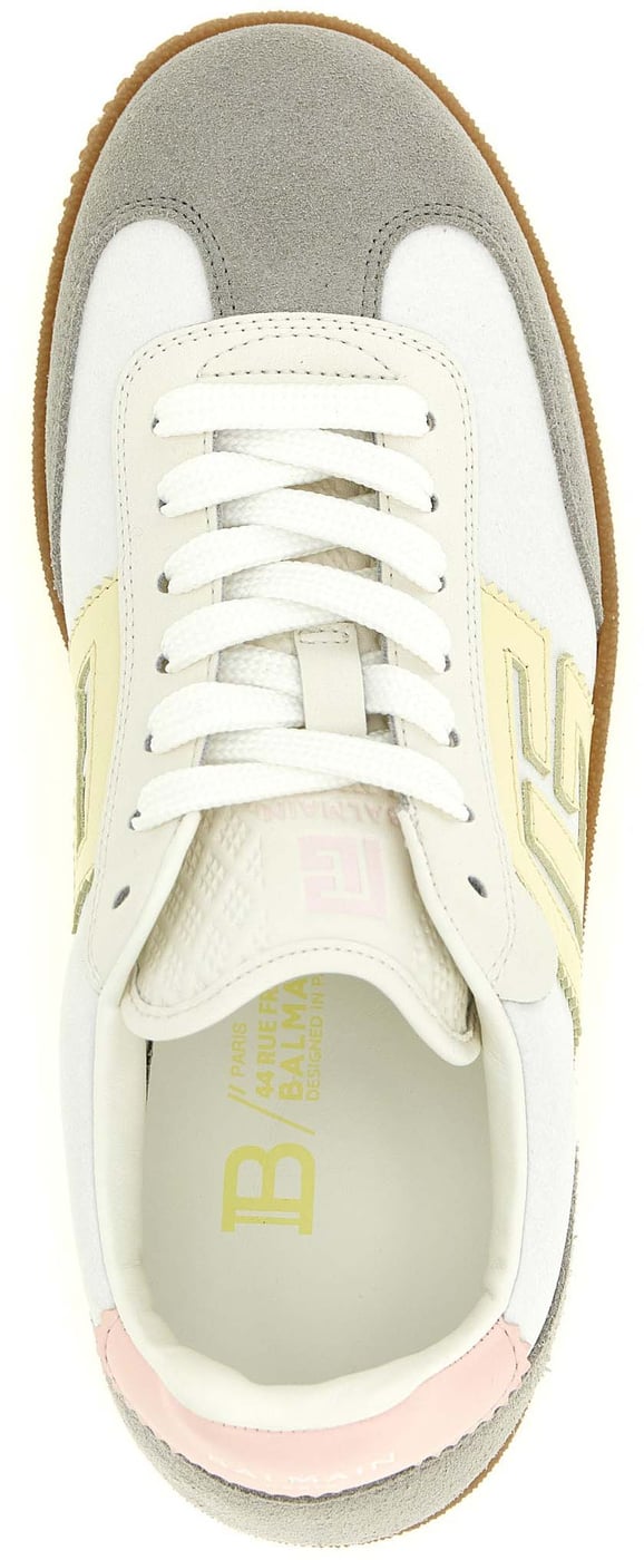 Balmain Multicolor Polyamide Low Top Sneakers