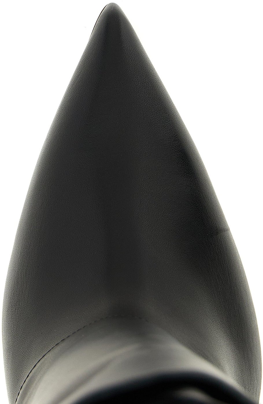 Balmain Black Calfskin Over The Knee