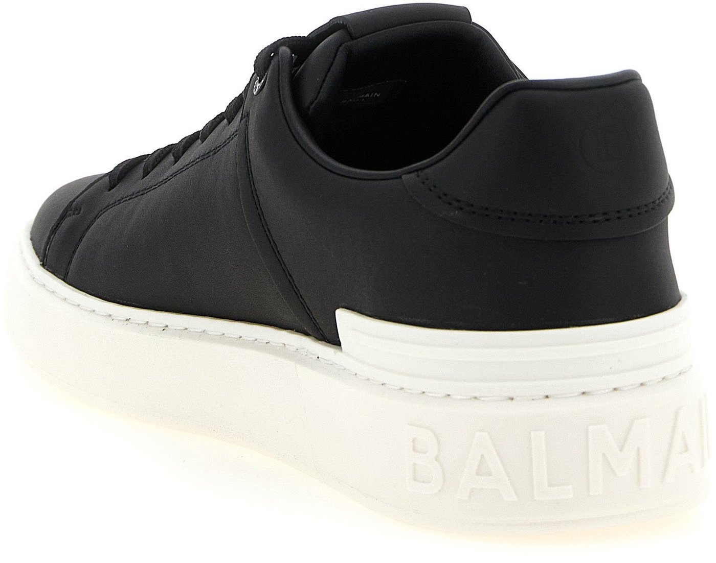 Balmain Bicolor Calfskin Low Top Sneakers