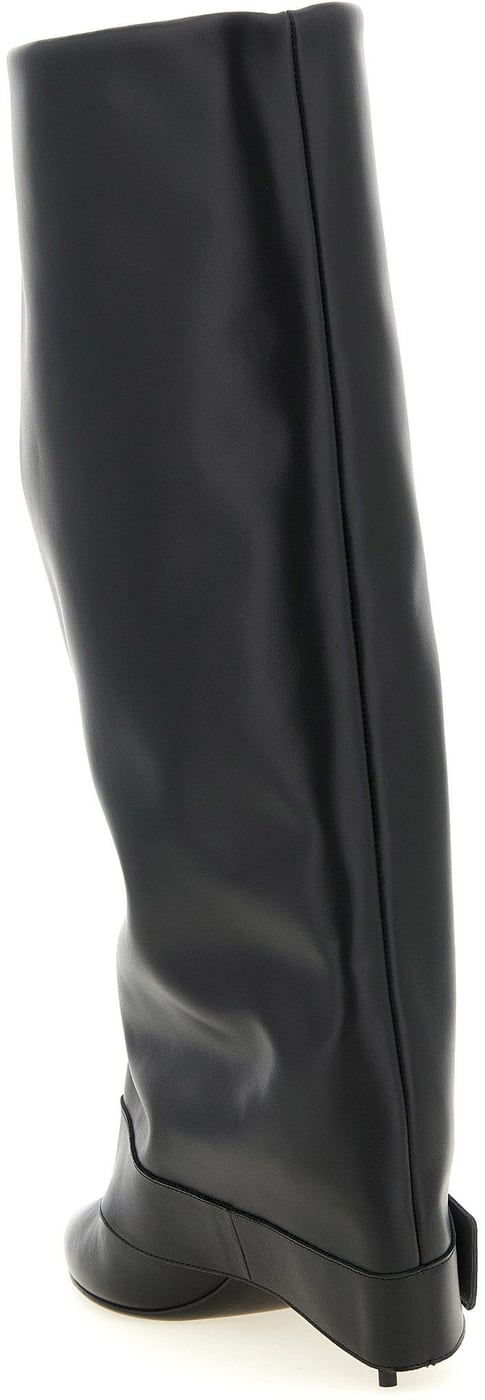 Balmain Black Calfskin Over The Knee