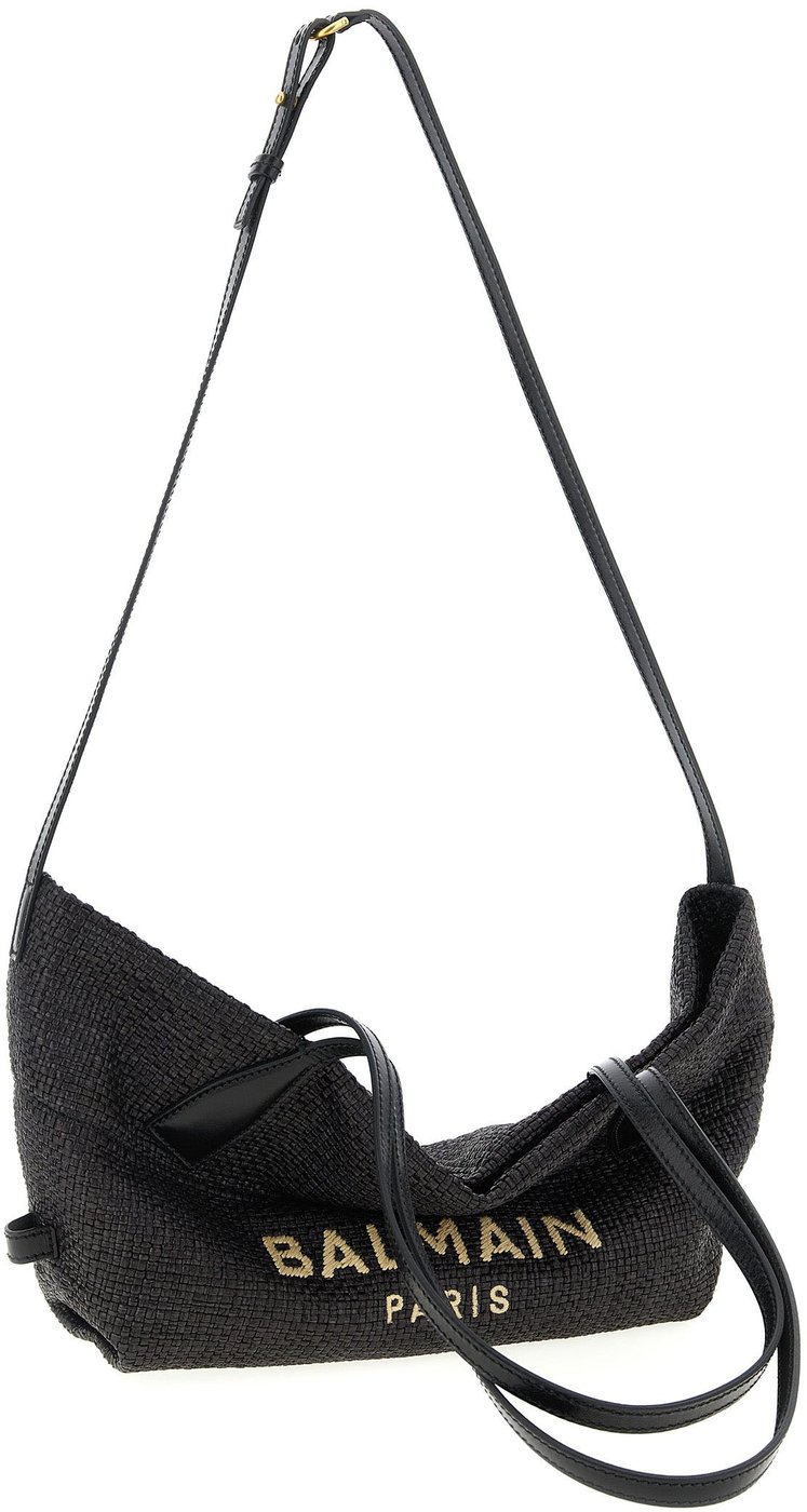 Balmain Black Polyamide Tote Bag