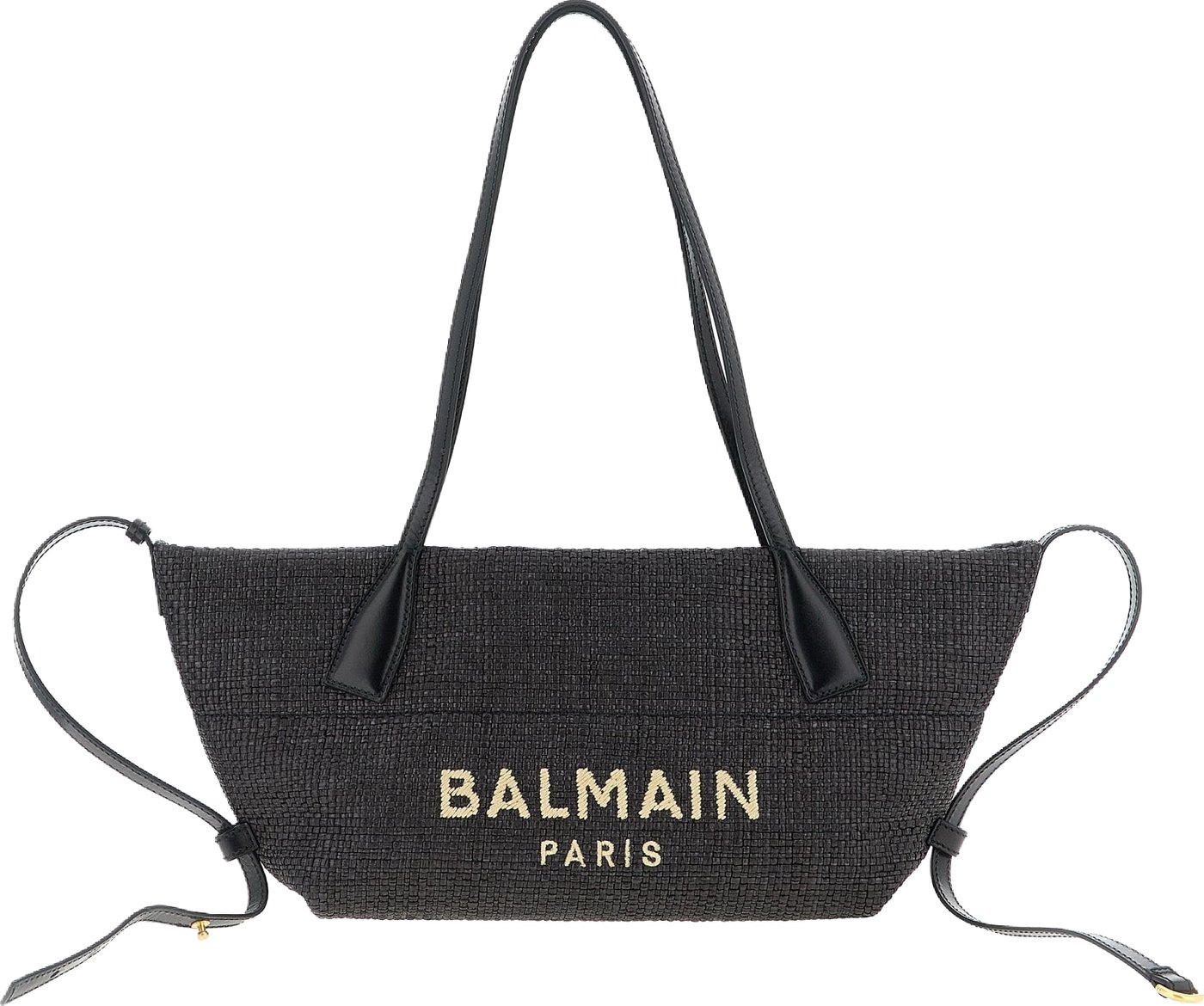 Balmain Black Polyamide Tote Bag