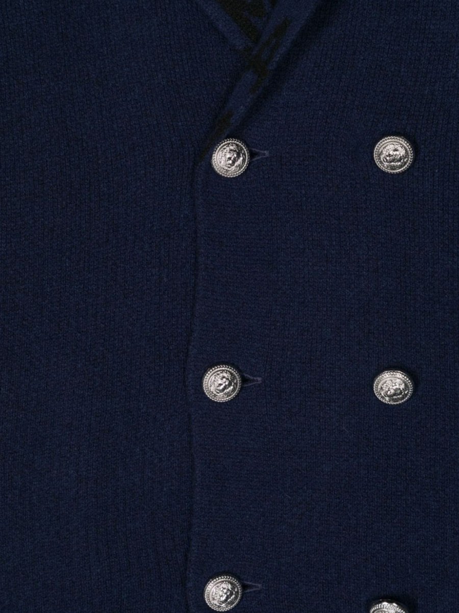 short double-breasted coat