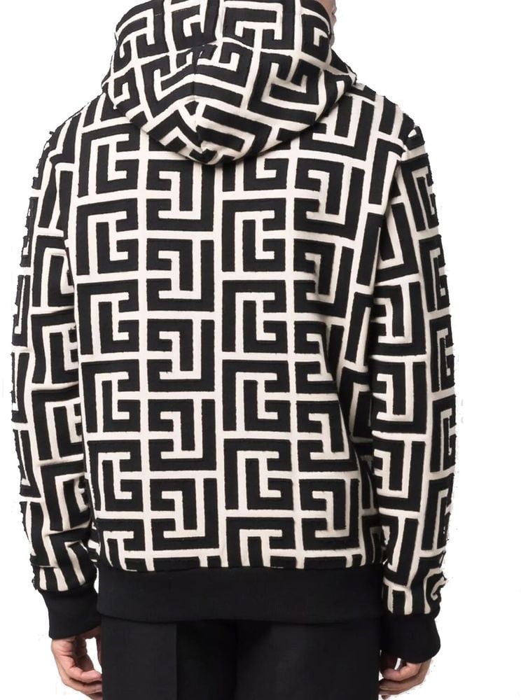 Balmain Beige Cotton Sweatshirt