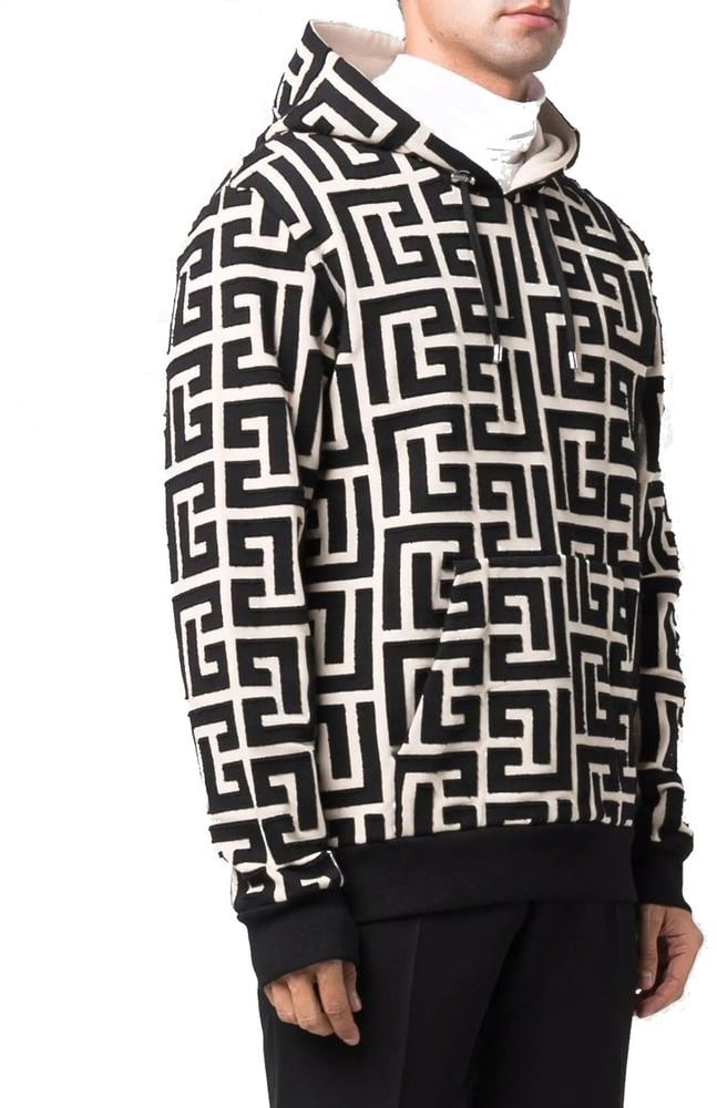 Balmain Beige Cotton Sweatshirt