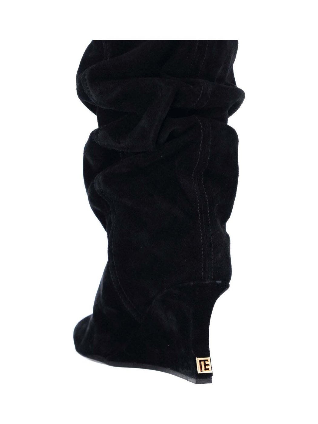 Mid-Calf Slouchy Boots with Pointed Toe