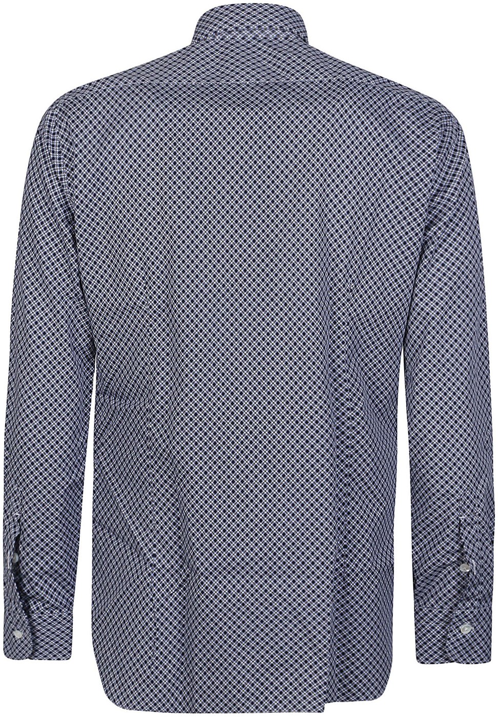 Neck Shirt Blue