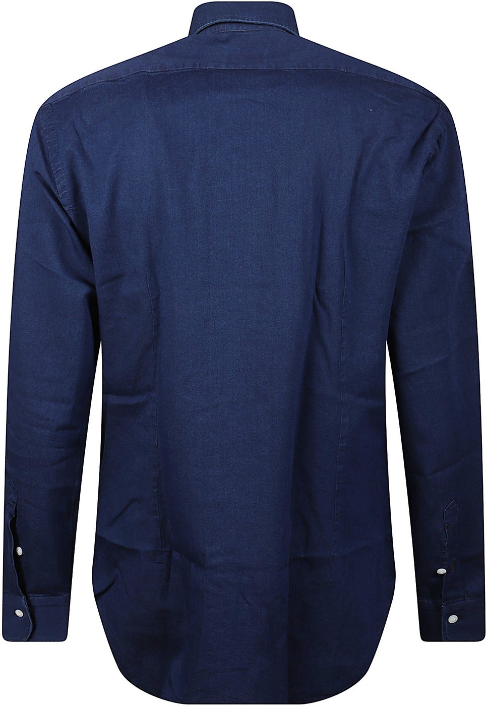 Long Sleeve Button Down Shirt Blue