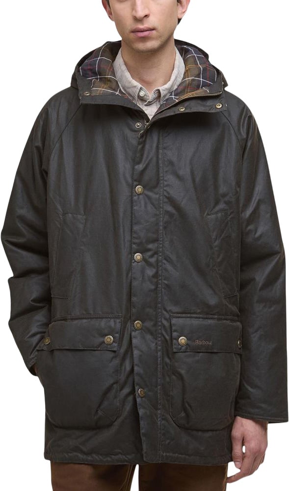 Barbour Green Cotton Parka