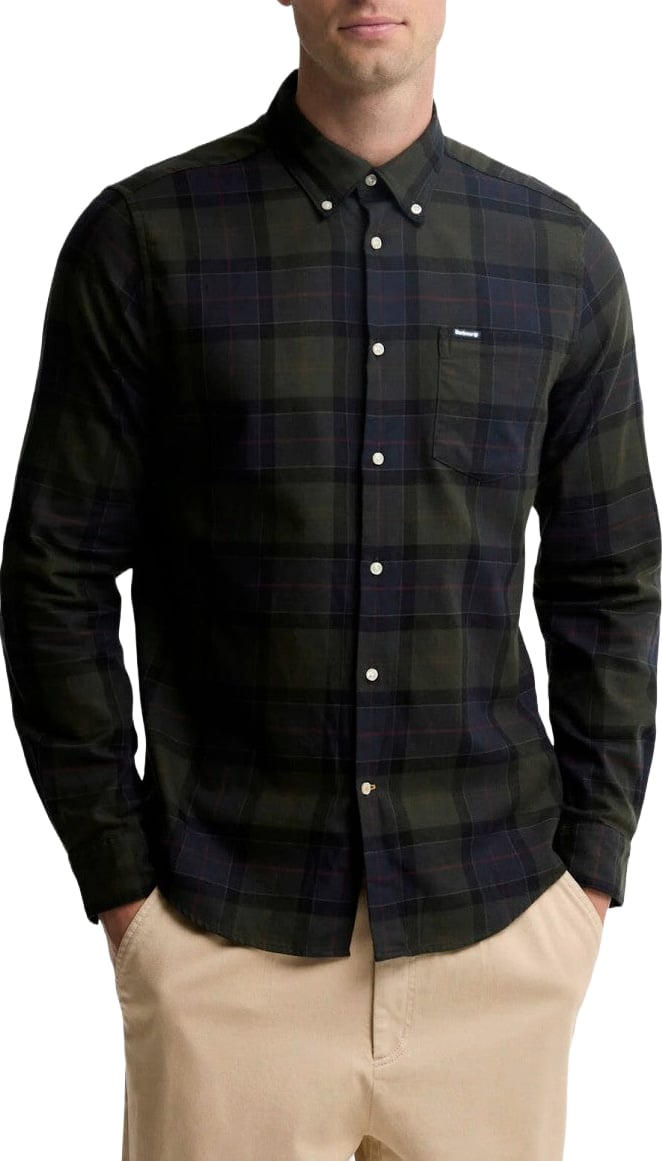 SHIRT FORTROSE GREEN BLUE BARBOUR
