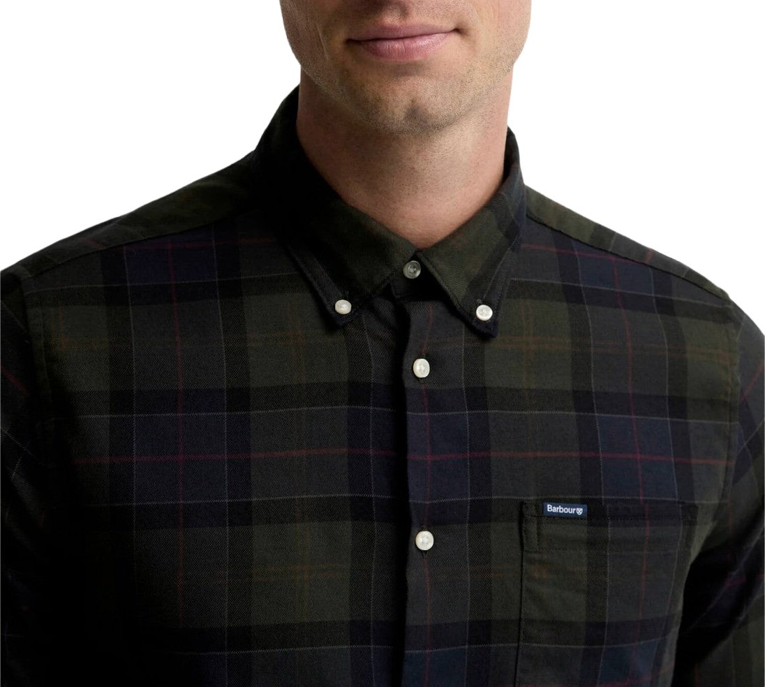 SHIRT FORTROSE GREEN BLUE BARBOUR