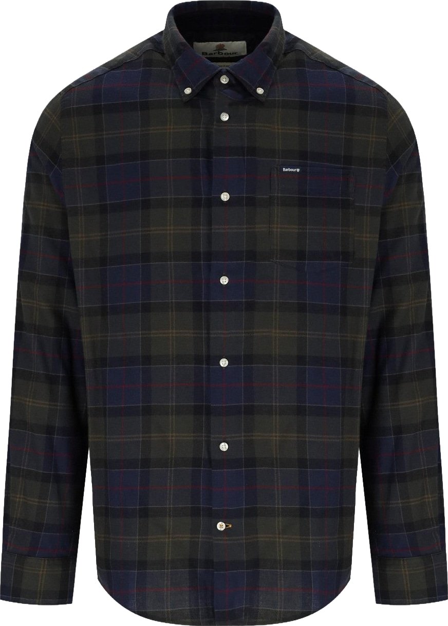 SHIRT FORTROSE GREEN BLUE BARBOUR