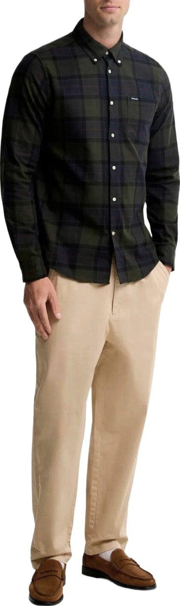 SHIRT FORTROSE GREEN BLUE BARBOUR