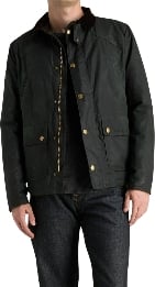 Veste courte Reelin liquette Sage wax Barbour Homme MWX 1106 SG51