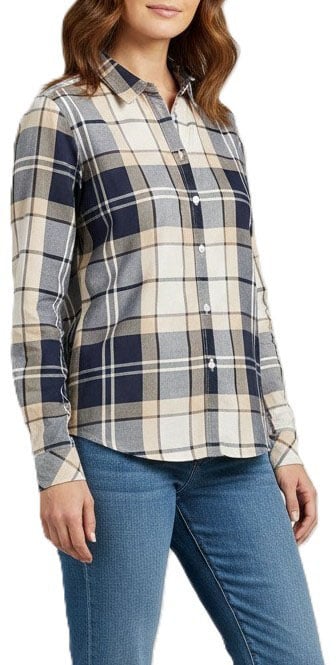Chemise tartan écru bleu Bredon Barbour Femme LSH 1353 TN26