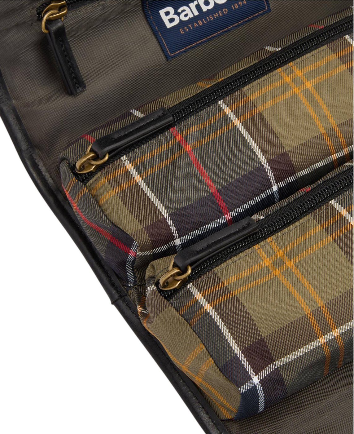 Trousse toilette tartan vert jaune Hanging Barbour Femme Homme MAC 0425 OL91
