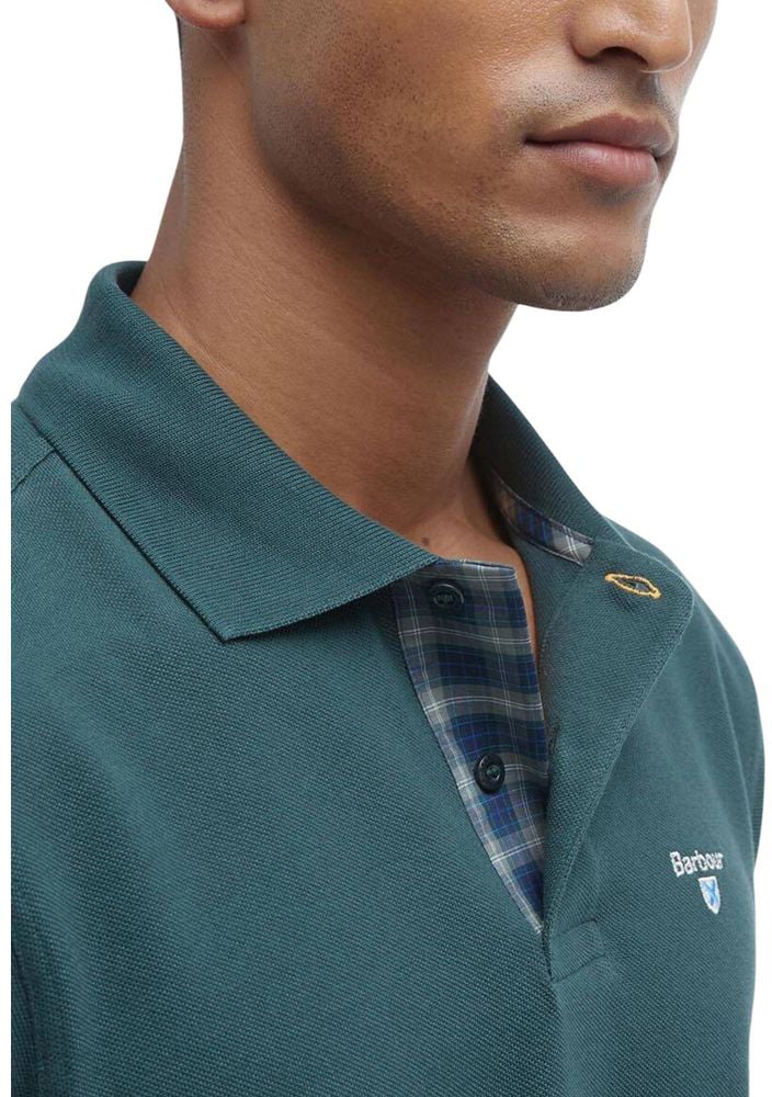 Barbour Bicolor Cotton Polo Shirt