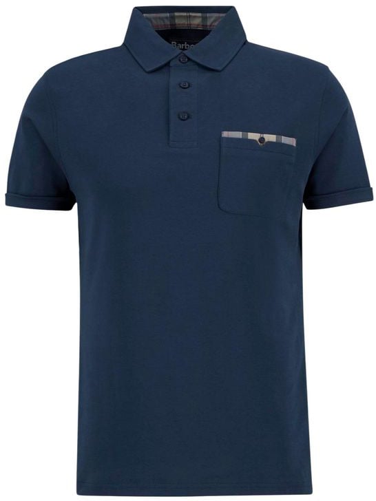 Barbour Blue Cotton Polo Shirt