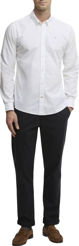 Barbour White Cotton Dress Shirt