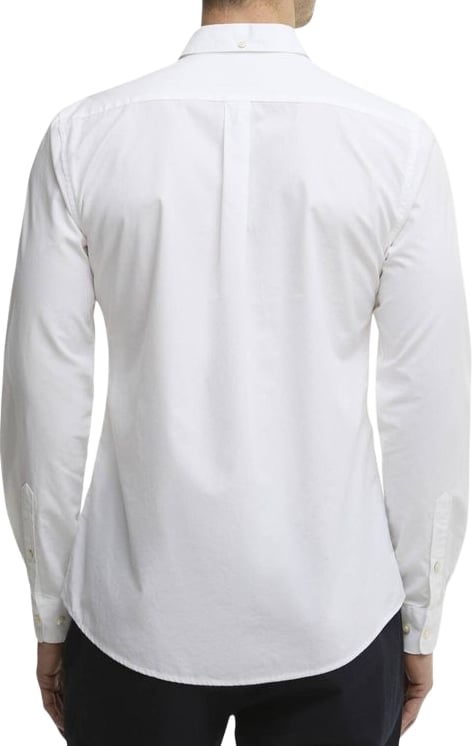 Barbour White Cotton Dress Shirt