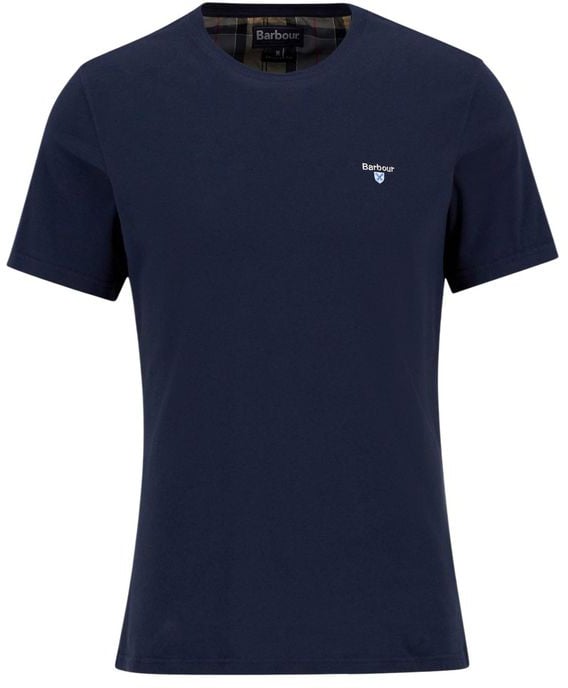 Barbour Blue Cotton T-Shirt