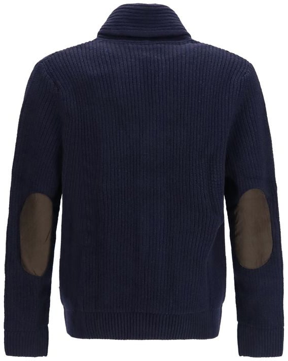 Barbour Blue Wool Oves Aries Cardigan