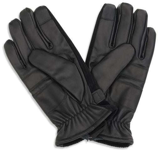 Barbour Black Calf Leather Bos Taurus Gloves
