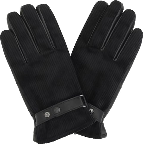 Barbour Black Calf Leather Bos Taurus Gloves