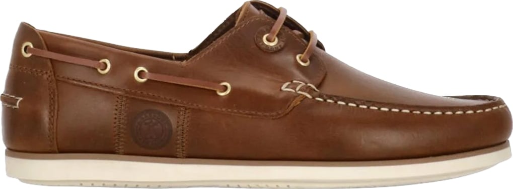 Barbour Brown Leather Slip-On Loafers