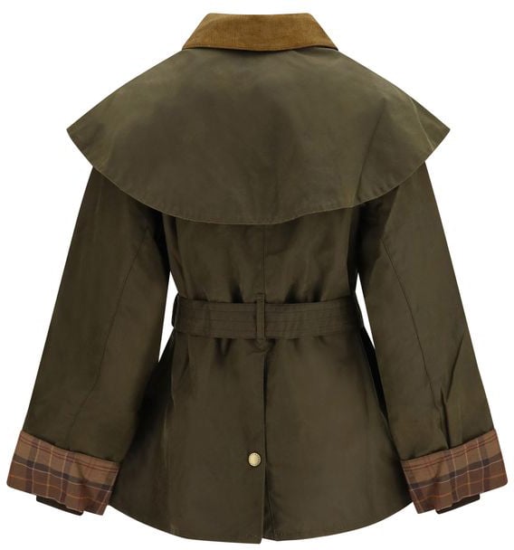 Barbour Bicolor Cotton Full-Length Jacket