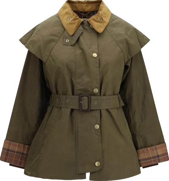 Barbour Bicolor Cotton Full-Length Jacket
