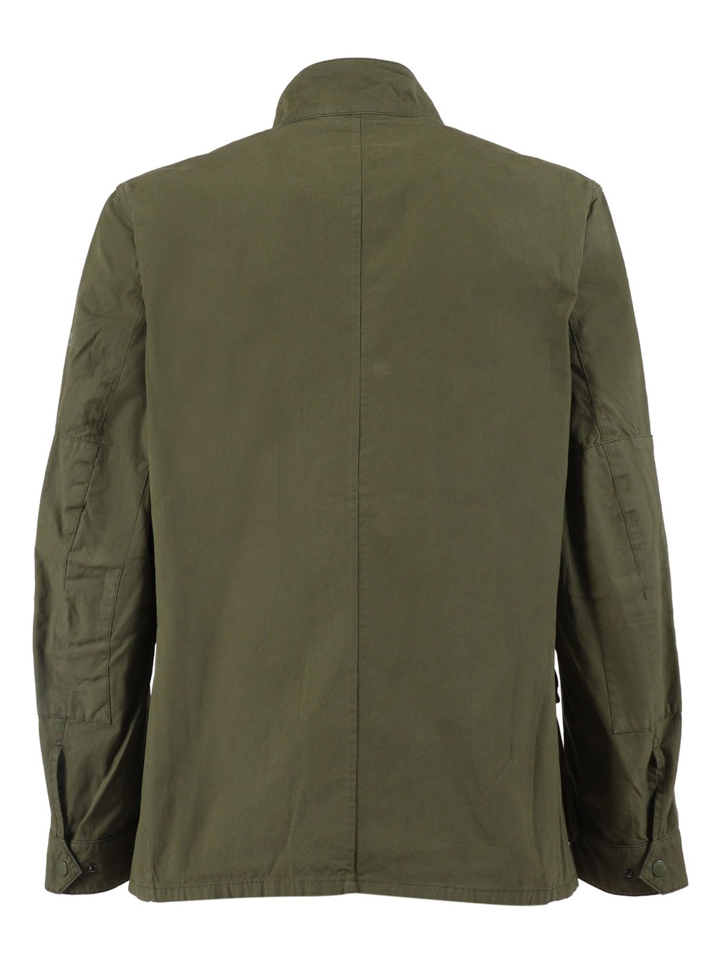 Garment Dyed Olive Utility Casual Jacket
