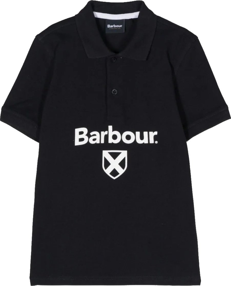 boys floyd polo black