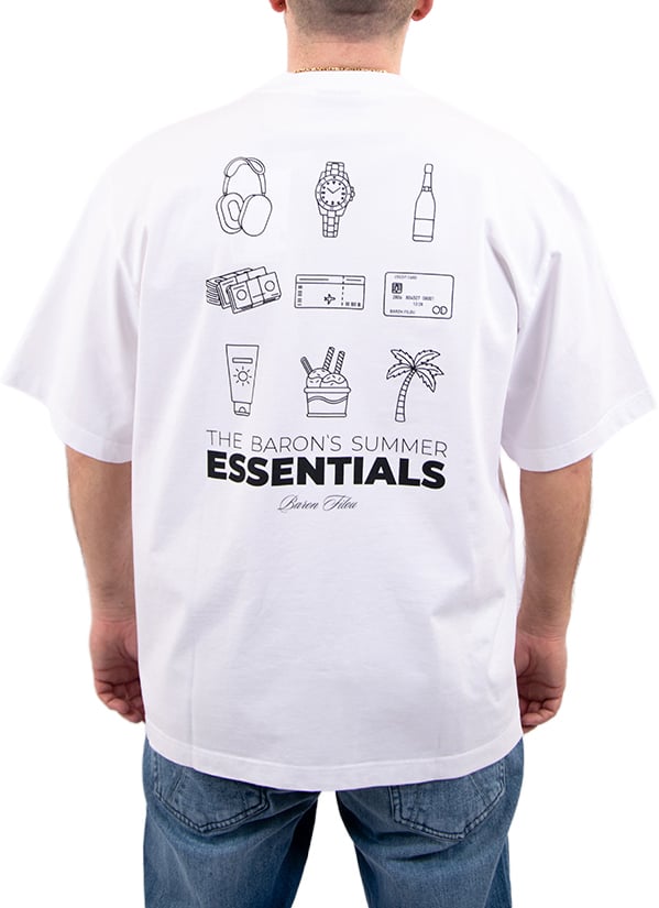 Baron Filou Oversized Backprint T-Shirt Baron Beach Bill