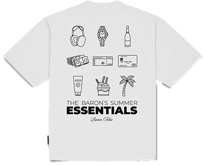Baron Filou Oversized Backprint T-Shirt Baron Beach Bill